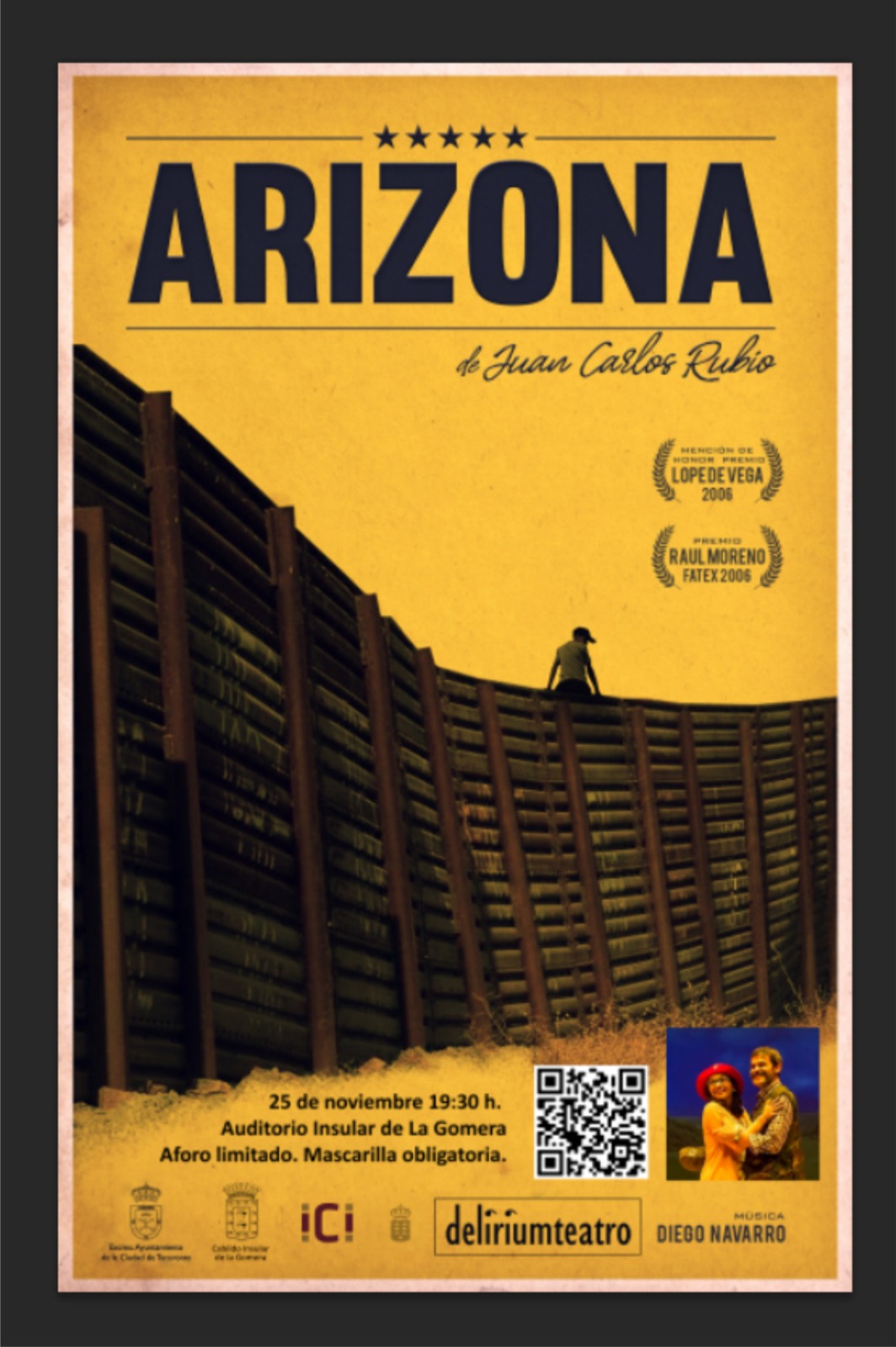 Imagen del evento Representación teatral 'Arizona' a cargo de Delirium Teatro